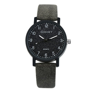 GOGOEY Fashionable, Cute Quartz Watch - Ladies / Women's, PU Leather, Stainless Steel