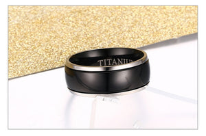 VNOX Titanium 8mm Ring - Men's / Gents, Viking, Horus, Allah, Blank, Horus Eye, OM AUM...