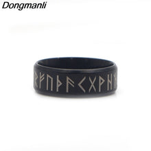 Retro, Antique Style, Stainless Steel, Norse / Viking / Rune Theme Ring - Unisex