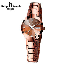 KEEP IN TOUCH Luxury Fashion Quartz Bracelet Dress Watch - Ladies / Women's, Water Resistant, Rhinestone